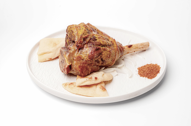 Uyghur Roast Lamb Shank 维吾尔特色焖烤羊腿.