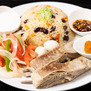 Braised Lamb Rib Pilaf 新西兰羊排手抓饭