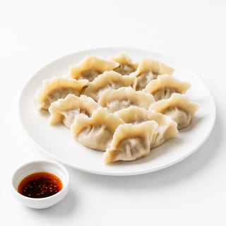 Handcrafted Dumplings - Lamb with Chinese Cabbage (10 Piece) 手工羊肉白菜水饺
