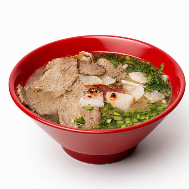 Beef Noodles Soup 清汤牛肉面.