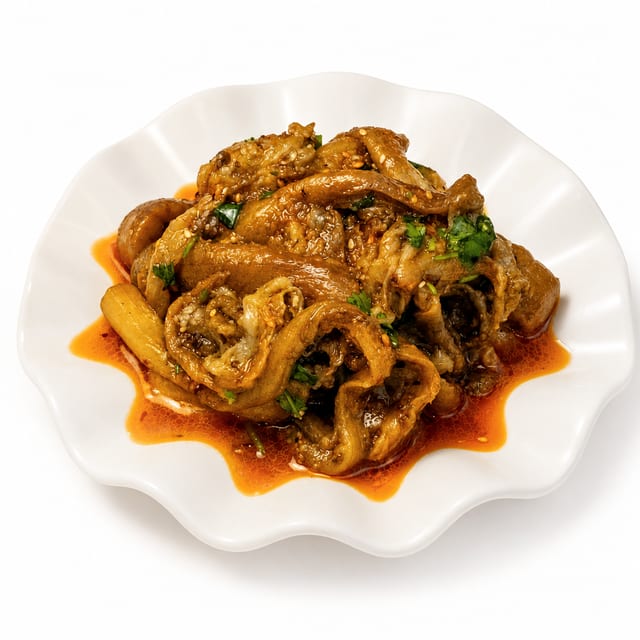 Eggplant With Mashed Garlic 蒜蓉茄子沙拉.