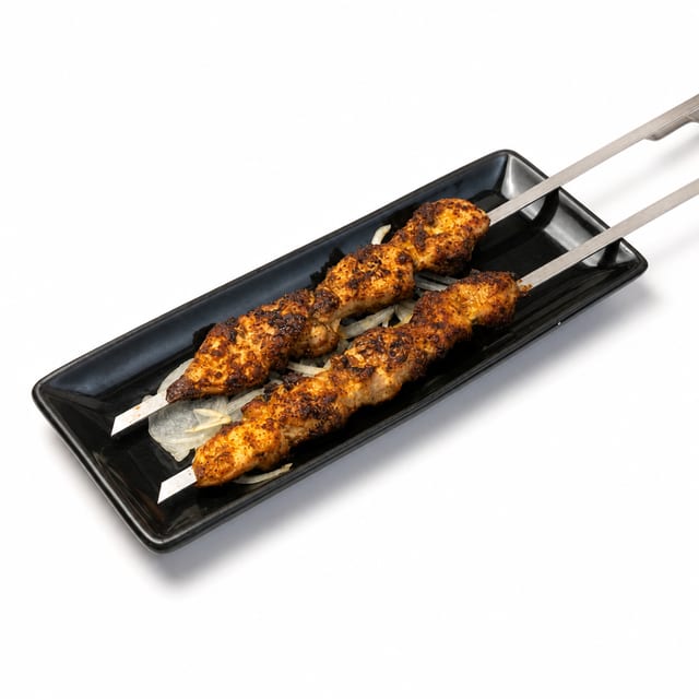 Chicken Kebab (2 Skewers) 烤鸡肉串.