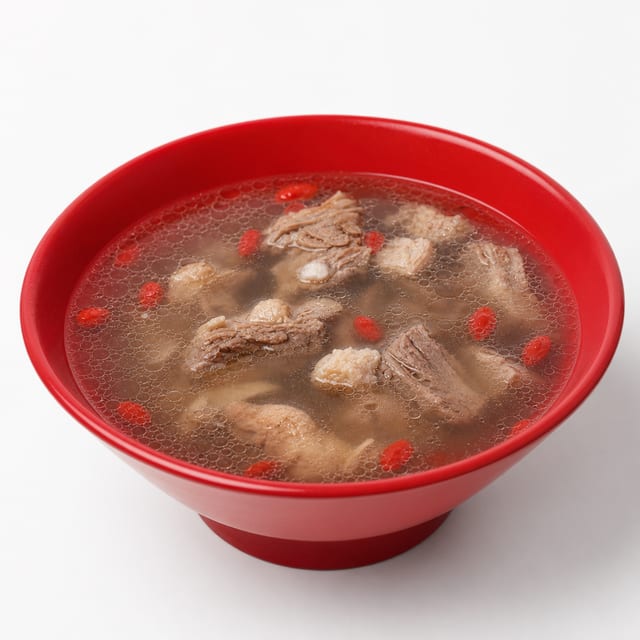 Stewed Mutton Soup 清炖羊腩汤.