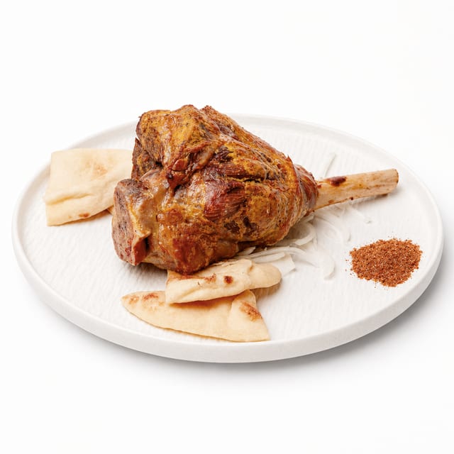 Uyghur Roast Lamb Shank 维吾尔特色焖烤羊腿.