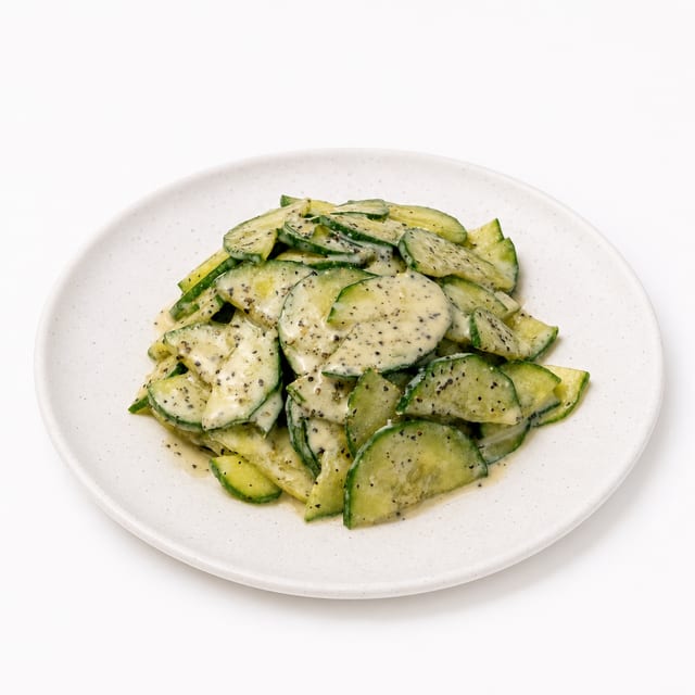 Cucumber Salad With Yogurt 酸奶黄瓜沙拉.
