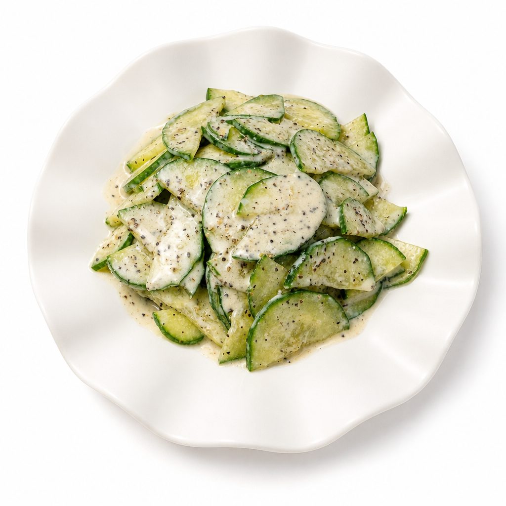 Cucumber Salad With Yogurt 酸奶黄瓜沙拉.