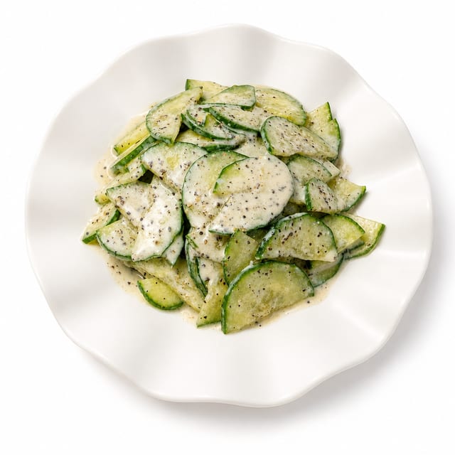 Cucumber Salad With Yogurt 酸奶黄瓜沙拉.