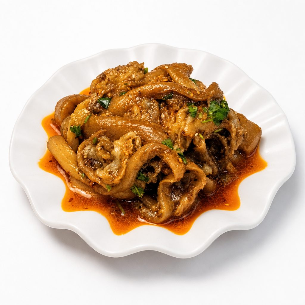 Eggplant With Mashed Garlic 蒜蓉茄子沙拉.