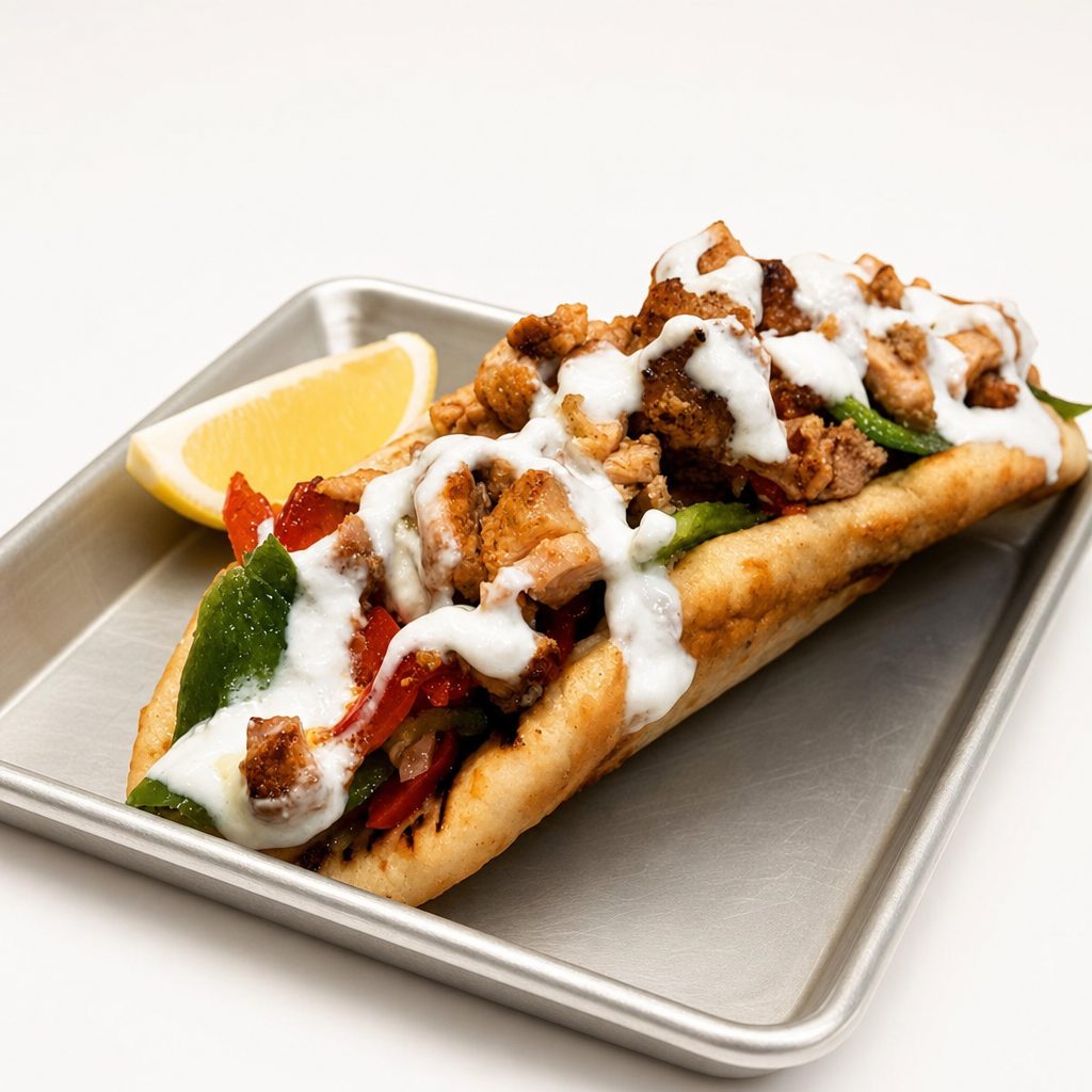 Uyghur Chicken Wraps 维吾尔酸奶鸡肉卷.