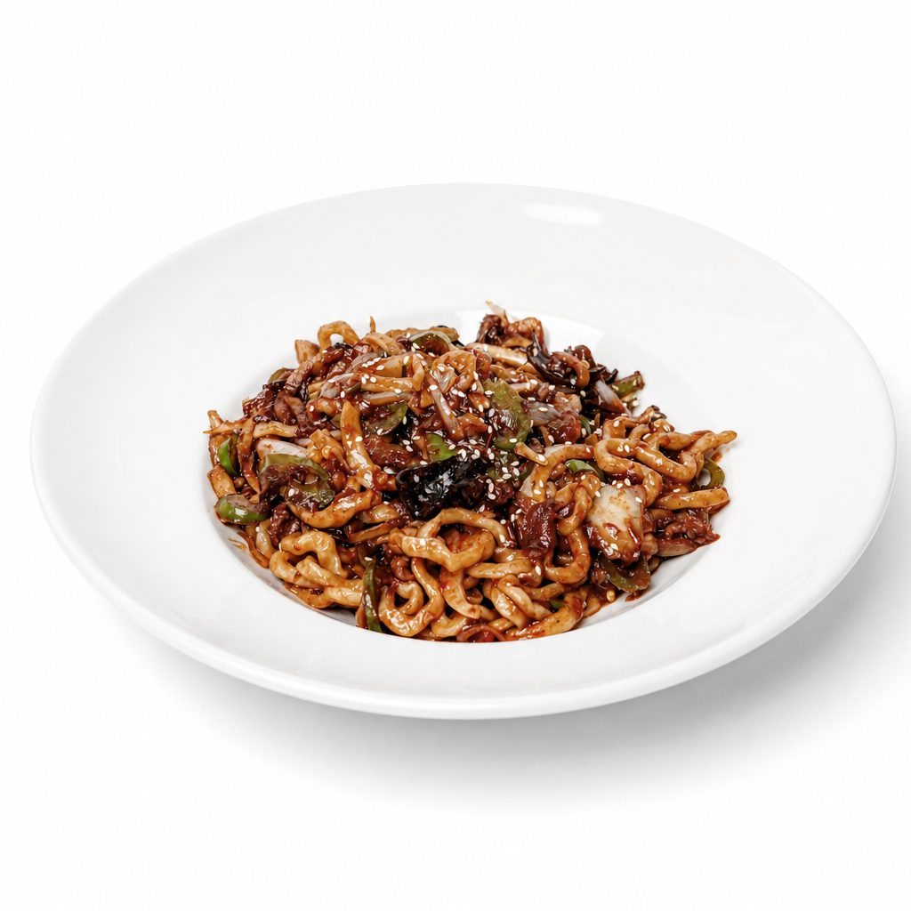 Lamb Cumin Chao-mian 孜然羊肉炒面.