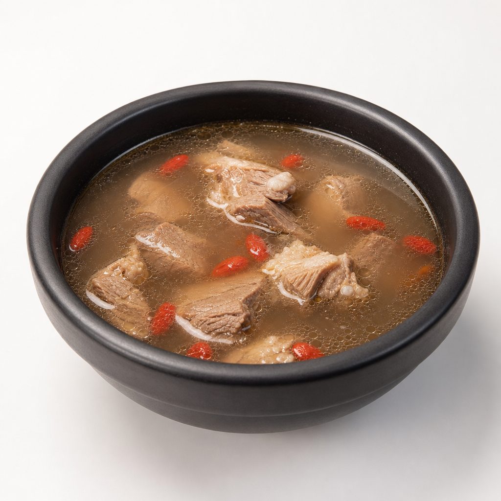 Stewed Mutton Soup 清炖羊腩汤.