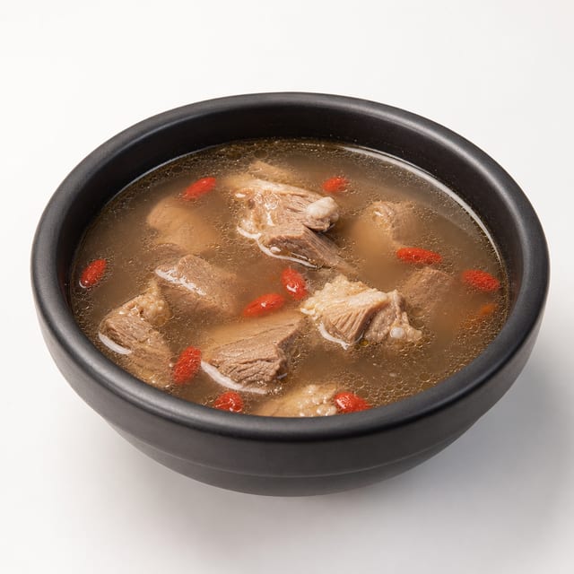 Stewed Mutton Soup 清炖羊腩汤.