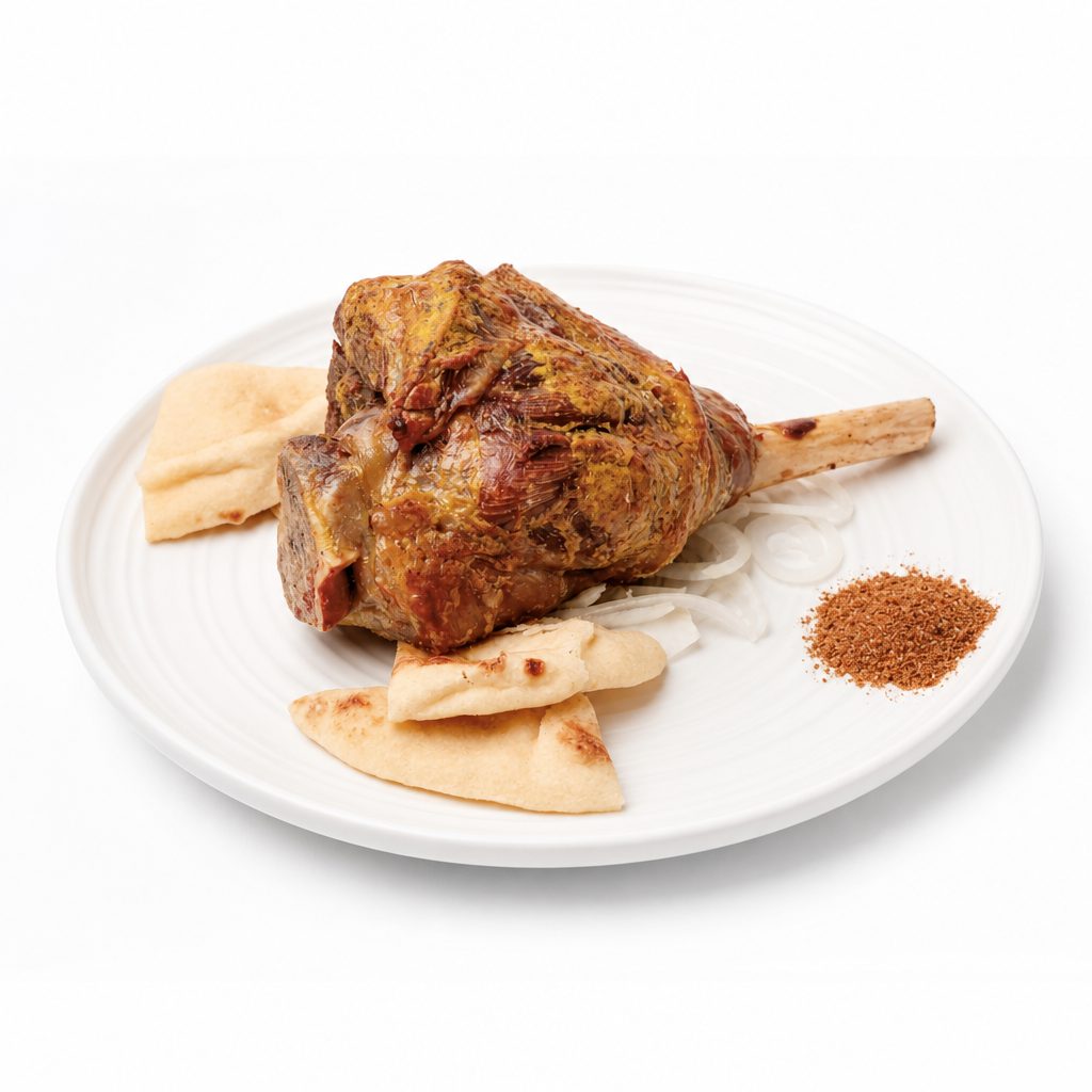 Uyghur Roast Lamb Shank 维吾尔特色焖烤羊腿.