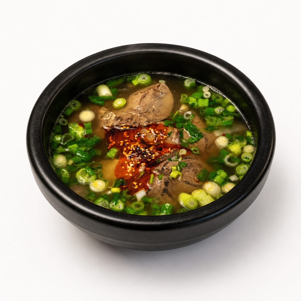 Beef Noodles Soup 招牌牛骨汤牛肉面.