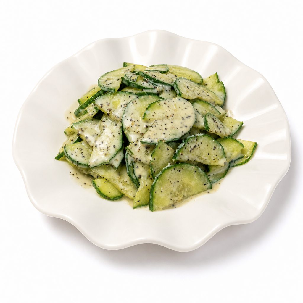 Cucumber Salad With Yogurt 酸奶黄瓜沙拉.