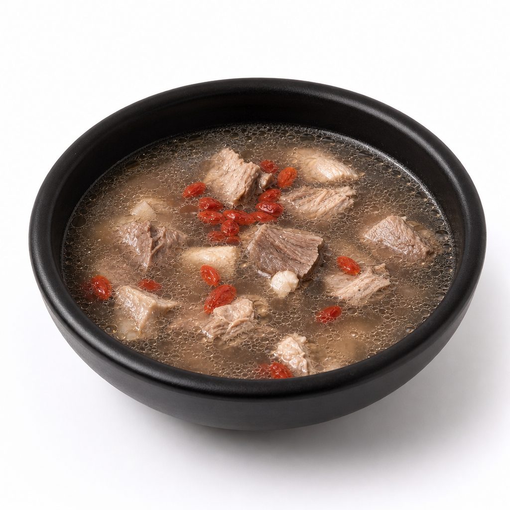 Stewed Mutton Soup 清炖羊腩汤.