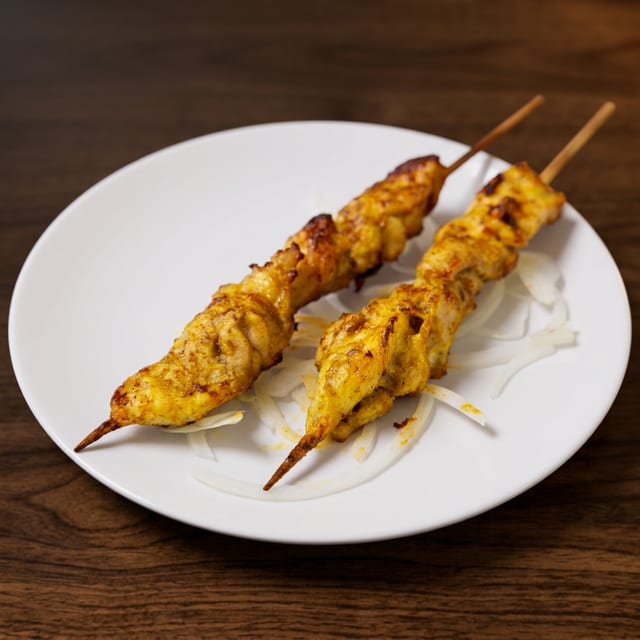 Chicken Kebab (2 Skewers) 烤鸡肉串.