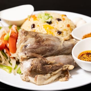 6-Hour Braised Lamb Shank Pilaf 6小时慢炖羊腿手抓饭